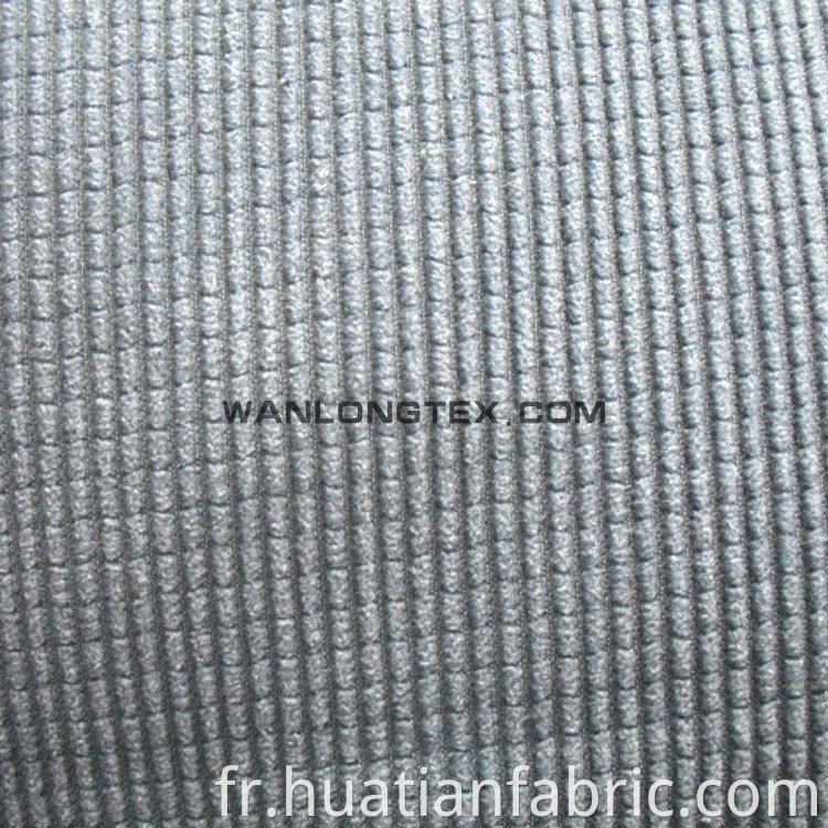 Tissu velours côtelé avec support pour canapé couverture, tapis et hometextile